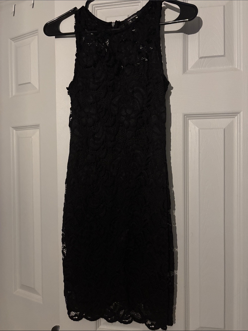 Ambiance Black Lace Sleeveless Sheath Dress